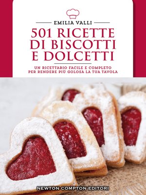 cover image of 501 ricette di biscotti e dolcetti